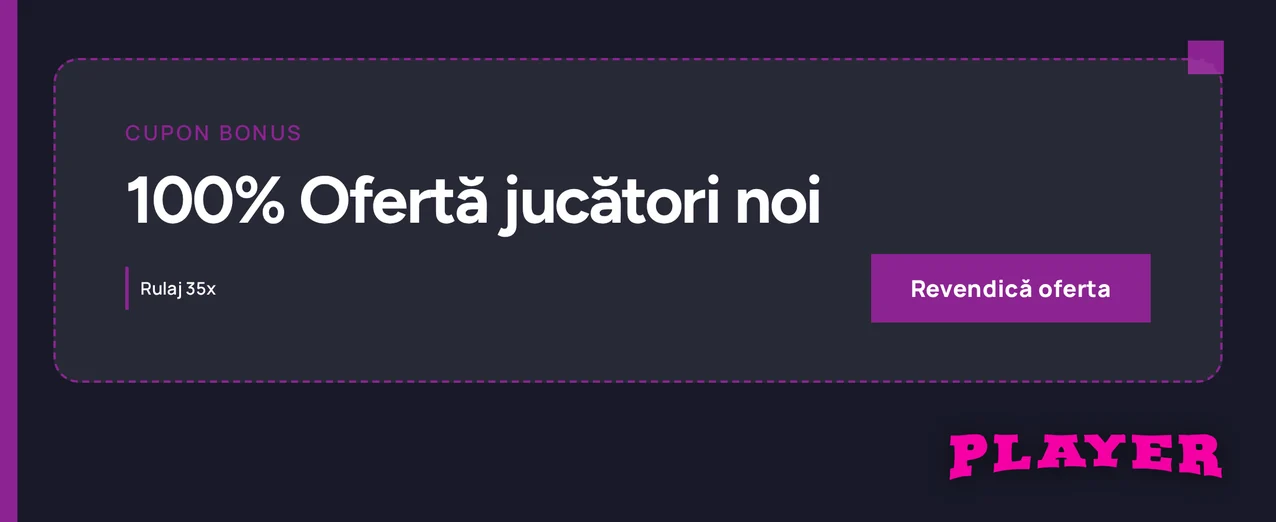 Revendică bonusul de 100%
